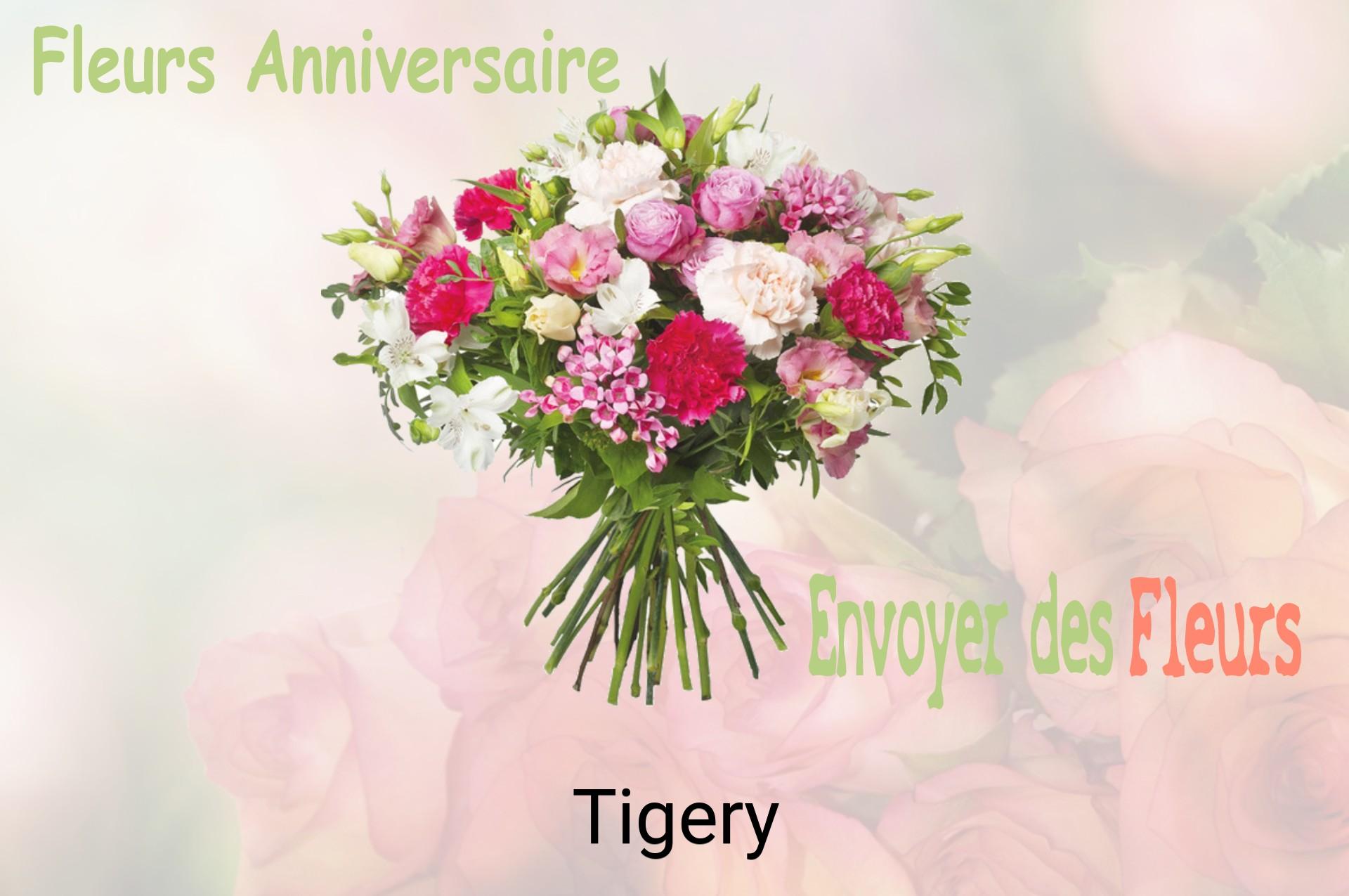 Bouquet de fleurs d’anniversaire livré à Tigery